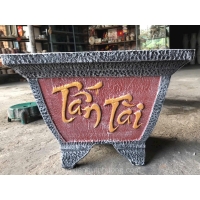 Chậu Xi Măng Nhẹ Chữ Nhật Có Chân Đủ Kích Thước