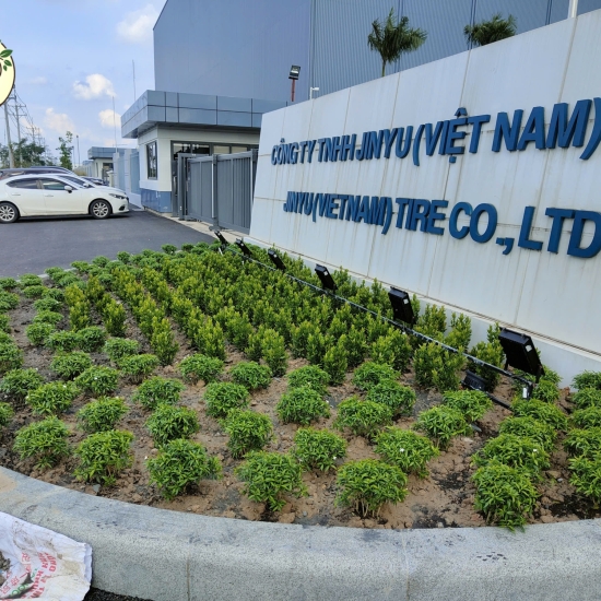 Hình ảnh thực tế dự án Nhà máy Jinyu Tire Việt Nam - Tây Ninh